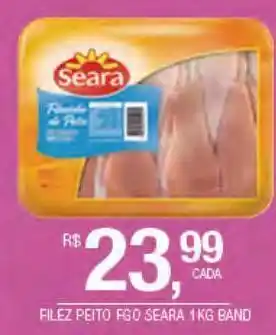 DB Supermercados Filezinho peito de frango seara kg oferta