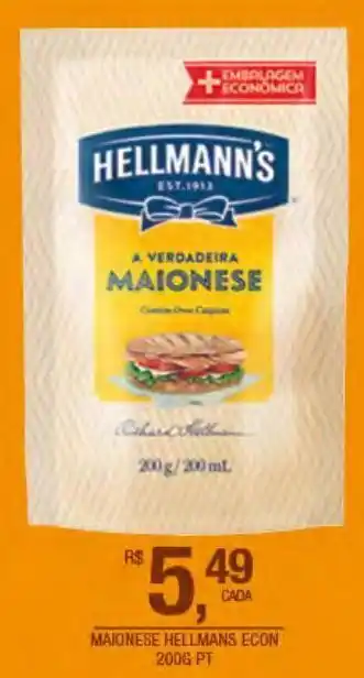 Maionese hellmann's eco 200g