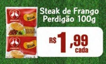 DB Supermercados Steak de frango perdigão 100g oferta