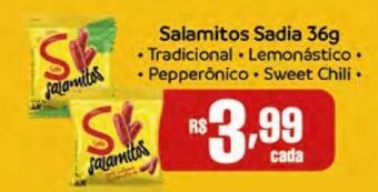 DB Supermercados Salamitos sadia 36g oferta
