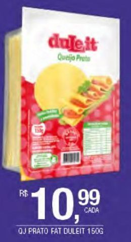 DB Supermercados Queijo prato fat duleit 150g oferta