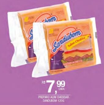 DB Supermercados Preparo alim cheddar sandubom 120g oferta