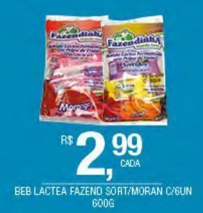 Bebida lactea fazendinha 600g