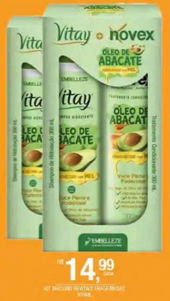 Kit shampoo/ condicionador revitay 300ml