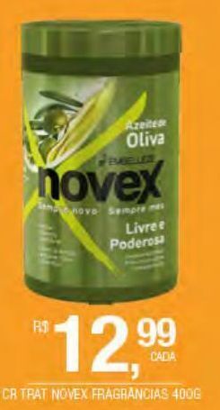 DB Supermercados Tratamento para cabelo novex 400g oferta