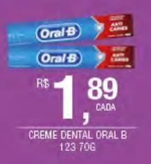 DB Supermercados Creme dental oral-b 123 70g oferta