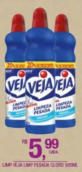 DB Supermercados Limpadores veja cloro 500ml oferta
