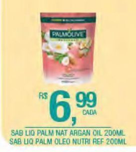 Sabonete líquido palmolive nat argan 200ml