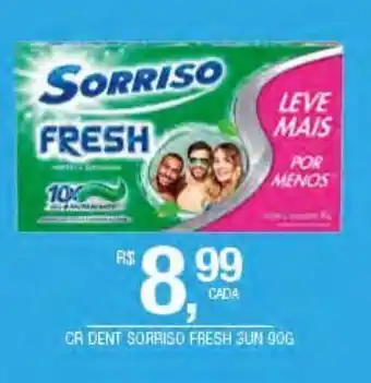 DB Supermercados Creme dental sorriso fresh 3un oferta