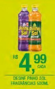 DB Supermercados Desinfetante pinho sol 500ml oferta