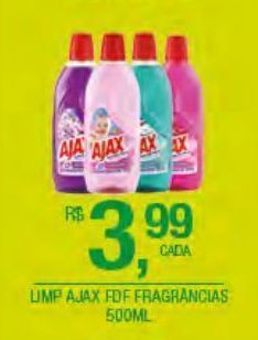 DB Supermercados Limpadores ajax 500ml oferta