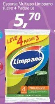 Supermercados Guanabara Esponja Multiuso Limppano (Leve 4 Pague 3) oferta