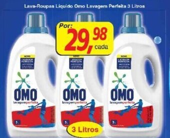 Supermercados Guanabara Lava Roupas Liquido Omo Lavagem Perfeita 3L oferta