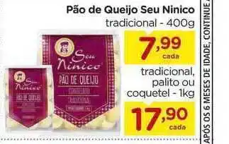 Carrefour Bairro Pão De Queijo Seu Ninico 400g oferta