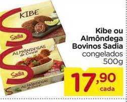 Carrefour Bairro Kibe Ou Almôndega Bovinos Sadia 500g oferta