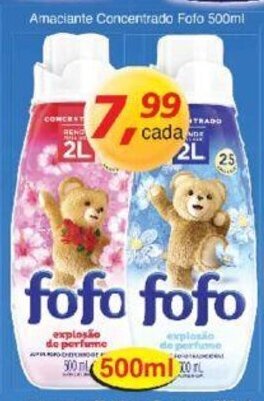 Supermercados Guanabara Amaciante Concentrado Fofo 500ml oferta