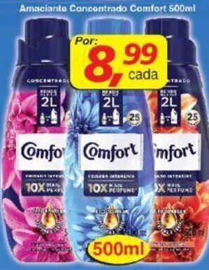 Supermercados Guanabara Amaciante Concentrado Comfort 500ml oferta