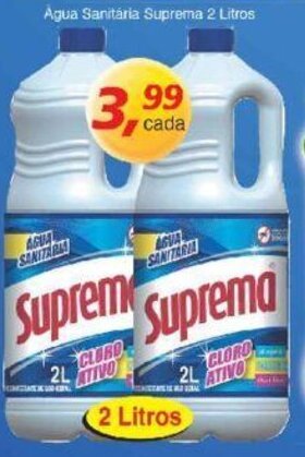 Supermercados Guanabara Agua Sanitaria Suprema 2L oferta