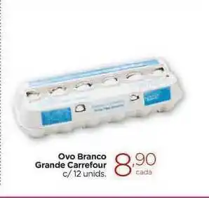 Ovo Branco Grande c/12 unids.