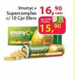 Chama Supermercados Imunyc + supercomplex c 10 cpr eferv oferta