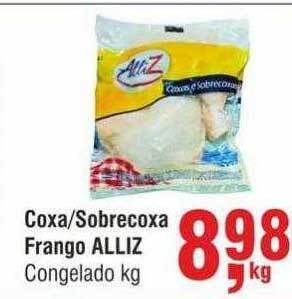 Higa Atacado Coxa sobrecoxa frango alliz oferta