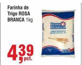 Farinha de trigo rosa branca