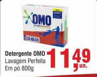 Detergente omo lavagem perfeita em pó