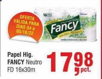 Papel hig fancy neutro fd