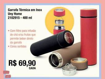 Multicoisas Garrafa térmica em inox uny home oferta