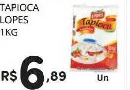 Supermercado Vitorino Tapioca lopes oferta