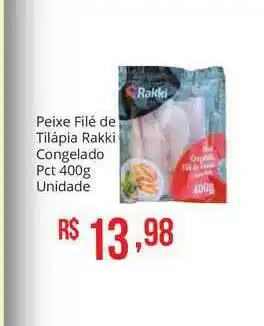 Mart Minas Peixe Filé De Tilápia Rakki Congelado 400g oferta