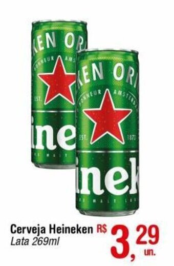 Fort Atacadista Cerveja Heineken lata 269ml oferta