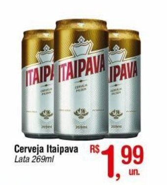 Fort Atacadista Cerveja Itaipava lata 269ml oferta