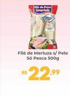 Coocerqui Filé de merluza s- pele só pesca oferta