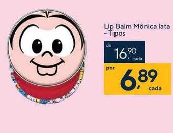 Drogaria Coop Lip balm mônica lata - tipos oferta
