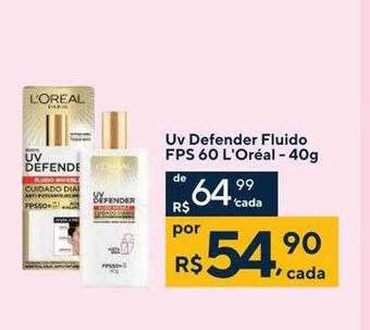 Drogaria Coop Uv defender fluido fps 60 l'oréal oferta