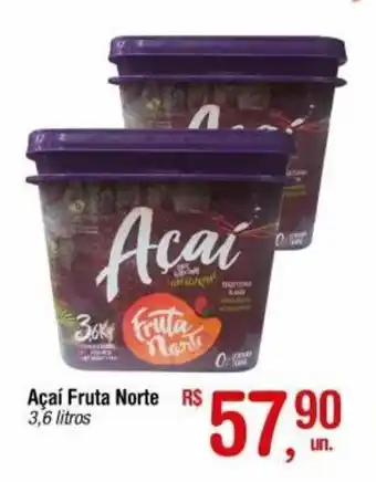 Fort Atacadista Acai Fruta Norte 3.6L oferta