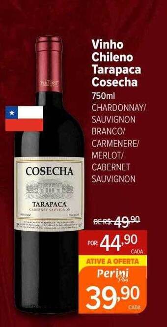 Perini Vinho chileno tarapaca cosecha oferta