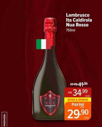 Lambrusco ita caldirola nua rosso