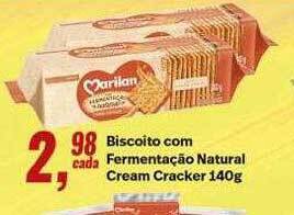 Rede Multi Market Biscoito com fermentação natural cream cracker oferta