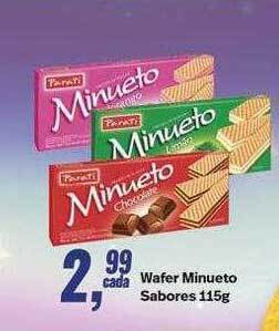 Rede Multi Market Wafer minueto sabores oferta