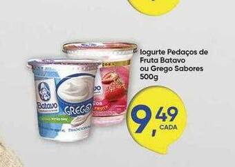 Rede Multi Market Iogurte pedaços de fruta batavo ou grego sabores oferta