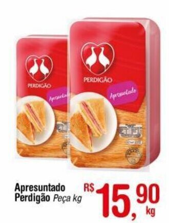Apresuntado Perdigao peca 1kg