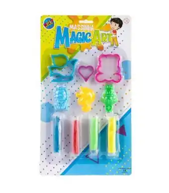 Freitas Varejo Jogo massinha de modelar magic art 10 peças world brinquedos fb01658 oferta