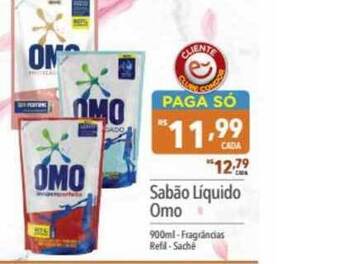 Supermercados Condor Sabão Líquido Omo 900ml oferta