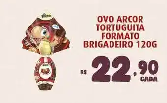 Bahamas Supermercados Ovo Arcor Tortuguita Formato Brigadeiro 120g oferta