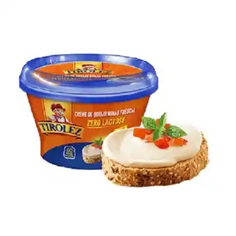 X Supermercados Creme de queijo minas tirolez s/la 130gr oferta