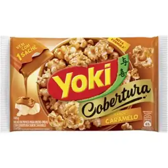X Supermercados Pipoca de microondas yoki popcorn cobertura de caramelo pacote 160g oferta
