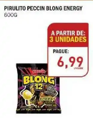 Pirulito Peccin Blong Energy 600g