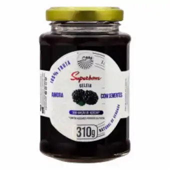 Geleia 100% fruta amora superbom 310g